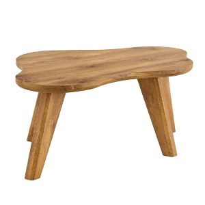 NicBex Modern 47.2" Cloud Shape Coffee Table with Wood Frame for Living Room and Bedroom - 1 of 4