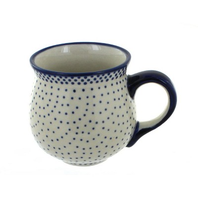 Blue Rose Polish Pottery Small Dots Bubble Mug