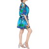 HAPPY BAY Women's Swimsuit Coverups for Women Swim Beach Dress Cover Ups for Swimwear Christmas Tree Cover up Bathing Suit 3X-4X Xmas Aqua Santa Surf - 4 of 4