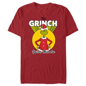 Men's Dr. Seuss Christmas Grinch You're a Mean One T-Shirt - 1 of 4