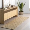 Home Conservatory Tiles Handwoven Jute Indoor Area Rug - 2 of 4