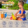 4E's Novelty 4 Pcs 8 Inch Beach Shovel - Heavy Duty Plastic for Toddlers, Perfect for Sandbox and Beach Play, Beach Toys for Kids 3-10 - 4 of 4