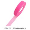 Unique Bargains Ribbon Convenient Sheer Organza & Satin Blend Polyester 1771.65"x0.79" 1 Pc - 3 of 4