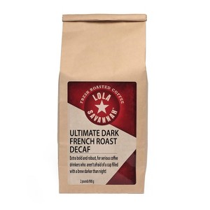 Lola Savannah Ultimate Dark French Roast Whole Bean Decaf Coffee - 32oz - 1 of 4