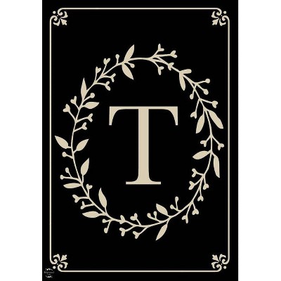 Briarwood Lane Classic Monogram Letter T Garden Fl : Target