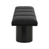 Meridian Furniture,Pavilion Boucle Fabric Bench - 3 of 4