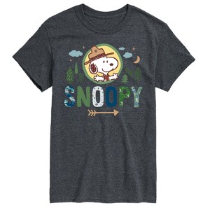 Men's - Peanuts - Ranger Snoopy Short Sleeve Graphic T-Shirt - 1 of 4