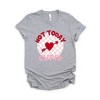 Simply Sage Market Women's Not Today Cupid Checkered Short Sleeve Graphic Tee - 3 of 4