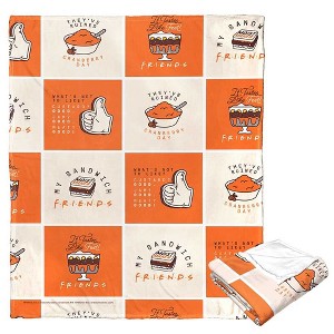 Warner Bros. Friends Friends Giving Chaos Silk Touch Throw Blanket 50x60 Inches - 1 of 4