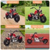 Jojoka 36V Electric Dirt Bike for Kids & Teens, 350W Motorcycle Ride On w/Suspension, Training Wheels, Music - 4 of 4