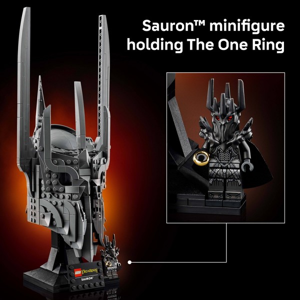 LEGO Icons El Señor de los Anillos: Casco de Sauron 11373 5