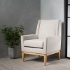 NicBex Accent Chair Mid Century Modern Fabric Armchair with Wood Legs Upholstered Single Sofa Chair for Bedroom,Living Room - 2 of 4