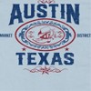 Social Collective Women's Austin  Americana 4Th Of July Short Sleeve Graphic Cotton T-Shirt - Light Blue S - 2 of 4