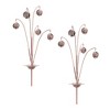 Iron Floral Spray Garden Stake (Set of 2) - 2 of 4