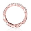 Pompeii3 1 1/2Ct Diamond Heart Shaped Eternity Ring in White, Yellow, or Rose Gold - 4 of 4