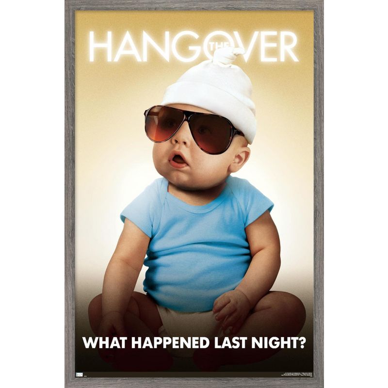 Trends International The Hangover - Baby One Sheet Framed Wall Poster Prints, 1 of 7