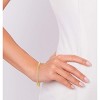 Miabella 18K Gold Over Sterling Silver Italian 5mm Mesh Link Chain Bracelet for Women, 925 Made in Italy - 3 of 4