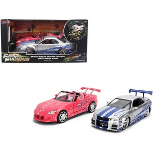 Brian's Nissan Skyline GT-R (R34) Silver Metallic w/Blue & Suki's