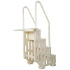 DOMETOUR Pool Ladder Heavy-Duty 4 Safety Step for Above Ground Pools Stair Entry System with Handrails 400lbs - 4 of 4