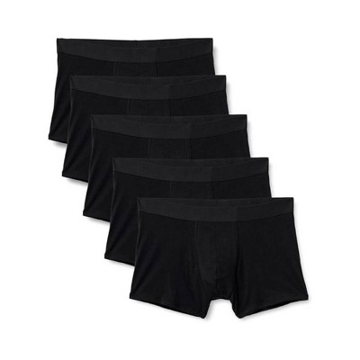 TIME HOLLOW Black Cotton Jersey Boxer Briefs