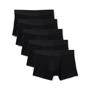 TIME HOLLOW Black Cotton Jersey Boxer Briefs - 1 of 3