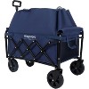 CAVINAS Expandable Dual-Layer Utility Wagon Cart, Lightweight Folding Wagon with 100% Extra Space, Shopping Cart for Camping, Sports - 2 of 4