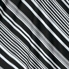 Collections Etc Bias Stripe Faux Button Front Full Knit Skirt - 4 of 4