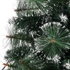 vidaXL 3 ft Green Artificial Christmas Tree with Stand and LEDs - PVC Construction, Round & Sharp Branch - 3 of 4