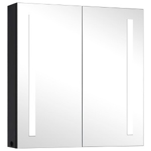 vidaXL LED Bathroom Mirror Cabinet 24.4"x5.5"x23.6" - 1 of 1