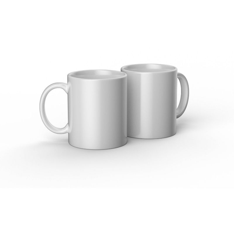 Cricut 2ct Ceramic Mug Small Blank - White, 3 of 9