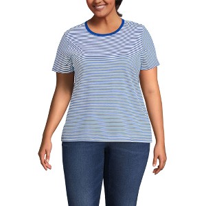 Lands' End Women's Relaxed Supima Cotton T-Shirt - 1 of 3