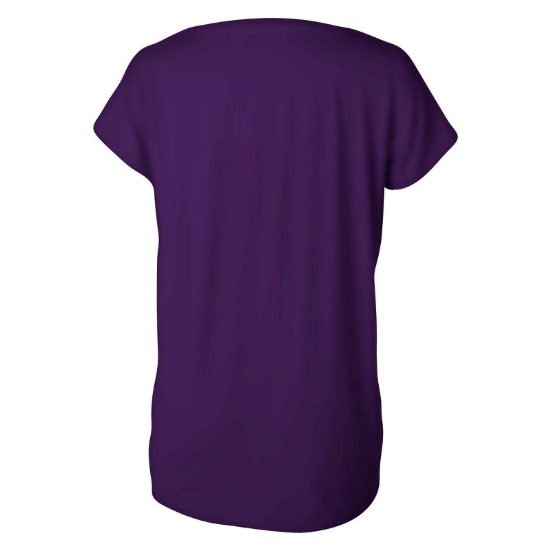 NBA Charlotte Hornets Women&#39;s Dolman Short Sleeve T-Shirt, 2 of 5