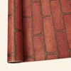 Vintage Red Wallpaper Self Adhesive Waterproof 3D Bricks Wall Paper Vinyl Peel & Stick (Covers 36 Sq.Ft.) - 2 of 4