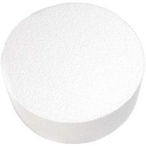 O'Creme Round Cake Dummy for Display Decorating, Styrene - 5" High - 1 of 4