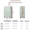 Kumasinova Hardshell ABS Luggage Sets,4 Pcs Spinner Suitcases with Duffel Bags,Expandable Luggage with TSA Lock,Airline-Approved,20/24/28" - 3 of 4