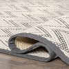 Nuloom Rozi Chevron Wool and Sisal Indoor Area Rug, 5' x 8', Gray - 4 of 4