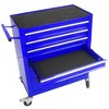 Rolling Tool Chest with 4 Drawer, Tool Box with Wheels, Heavy Duty Industrial Service Cart Storage Organizer with Locking System Tool Case for Garage - 2 of 4