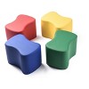 Bintiva Butterfly Modular Soft Seating - Set of 4 - Red/Blue/Green/Yellow - 4 of 4