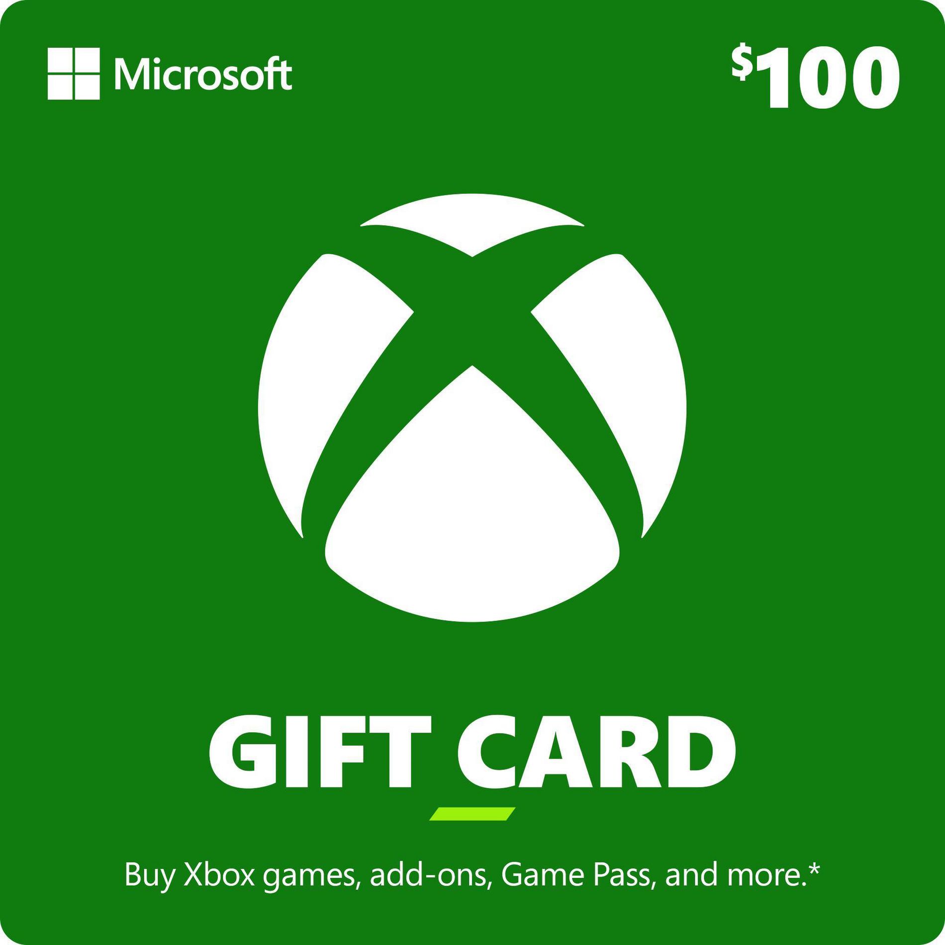 $100 Xbox Gift Card (Email Delivery)