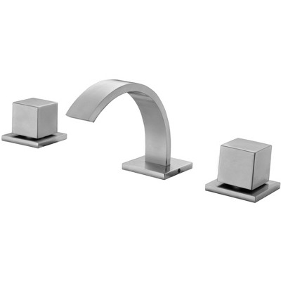 ALFI  AB1326-BN Brushed Nickel Modern Widespread Bathroom Faucet