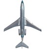 Boeing 727-100 Commercial Aircraft "Eastern Air Lines" Silver with Blue Stripes 1/200 Diecast Model Airplane by GeminiJets - 4 of 4
