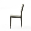 GDFStudio Baron Contemporary Upholstered Stacking Dining Chairs (Set of 4) - 4 of 4