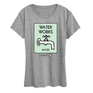 Women's - Monopoly - Waterworks Short Sleeve Graphic T-Shirt - 1 of 4