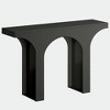 Resenkos Entryway Table, Console Sofa Table,47" Console Table, Wooden Entryway Table Sofa Table with Arch Base, - 3 of 4