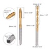 Unique Bargains 6542 High Speed Steel Titanium Plated Spiral Point Thread Tap and Twist Drill Bit Set - 2 of 4