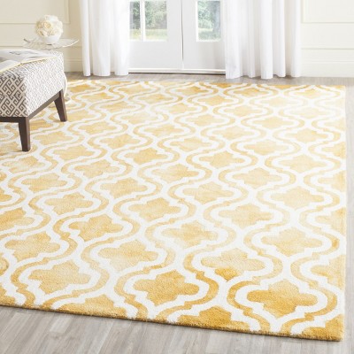 Ivory Watercolor Artistry Handmade Wool 8' x 10' Area Rug