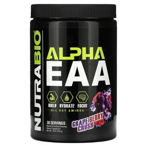 NutraBio Alpha EAA, Grape Berry Crush, 0.98 lb (444 g) - 1 of 2