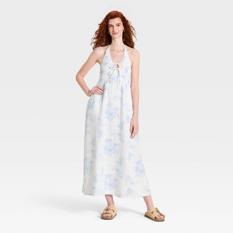 Женские платья Universal Thread Women's Printed Maxi Sundress - Universal Thread™ Cream S