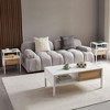NicBex 15.75" Rattan Nightstand with Drawer Modern End Table with Metal Legs Beside Table for Bedroom, Living Room, Study - 3 of 4
