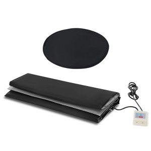 VEVOR Metal Drum Heater, 1300 Watt, Pail Heating Band for 55 Gallon Barrel, 0-145℉ Adjustable with Independent Thermostat, Black - 1 of 4